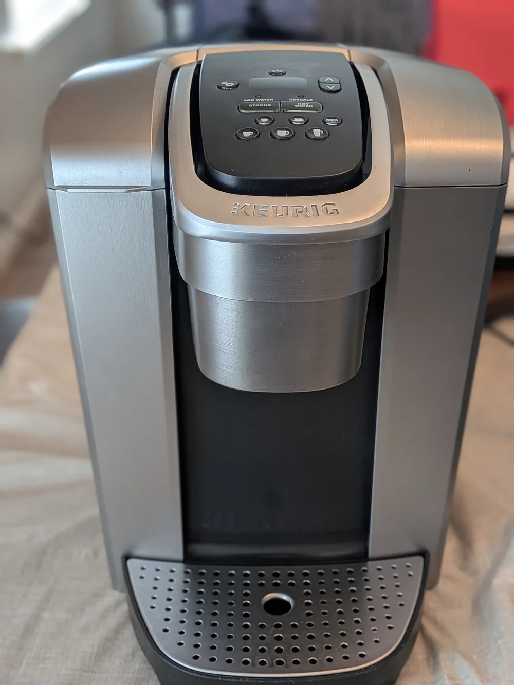Keurig Single-Serve Coffee Maker in Silver and Black